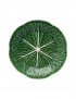 BORDALLO PINHEIRO ASSIETTE A DESSERT CHOU VERT
