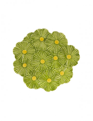 Assiette Cosmos en céramique Bordallo Pinherio