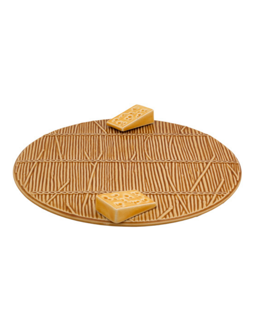 Plateau à fromages en céramique Bordallo Pinheiro