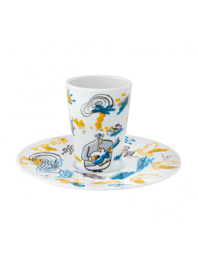 copy of VISTA ALEGRE BODE INSPIRATOIRE TASSE À CAFÉ AVEC SOUCOUPE