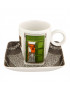 SET 4 TASSES À CAFÉ ET SOUCOUPES  - ALMA DE LISBOA