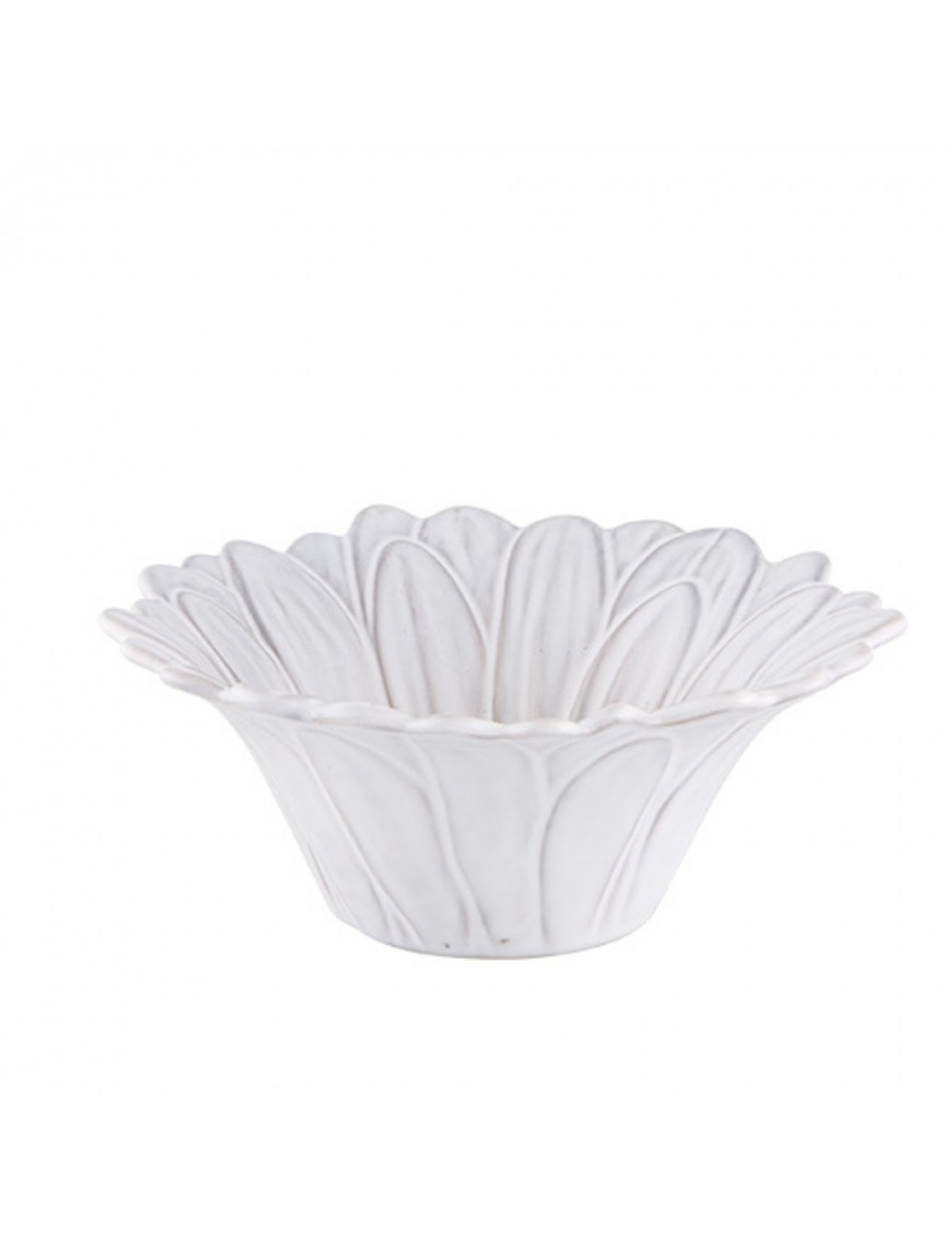 Bol daisy Blanc de Bordallo Pinheiro