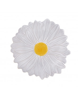 Assiette mARGEUERITE DE bordallo Pinheiro en céramique
