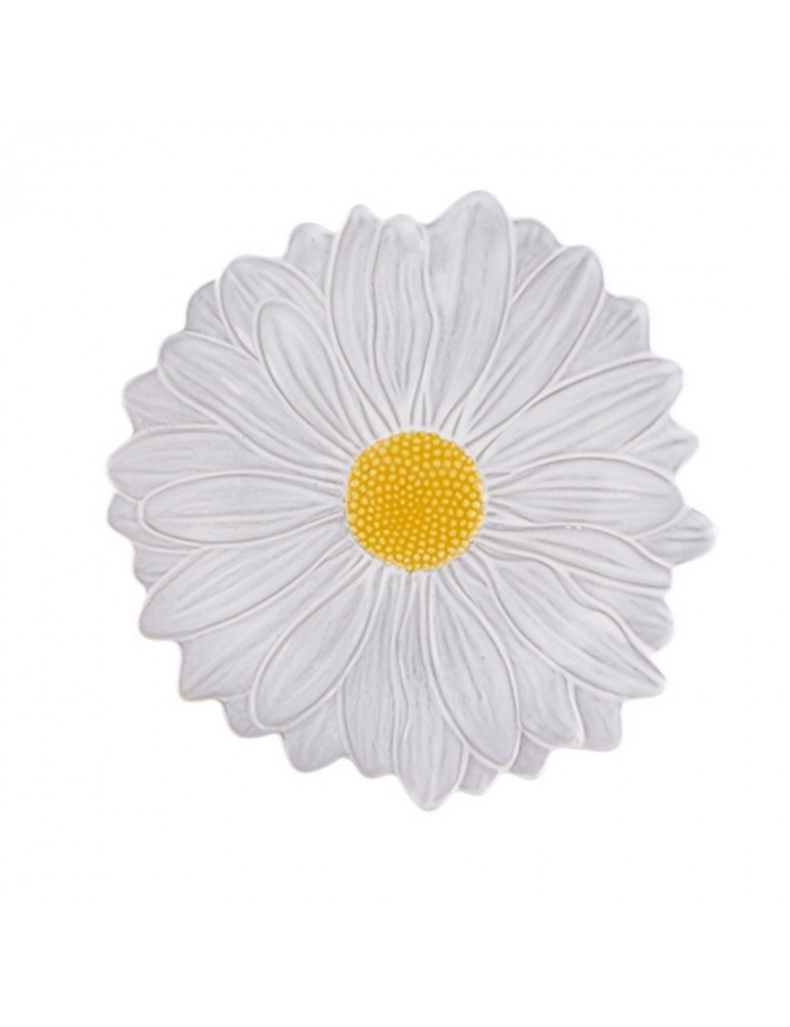 Assiette mARGEUERITE DE bordallo Pinheiro en céramique
