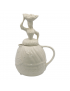 Théière blanche varina en céramique