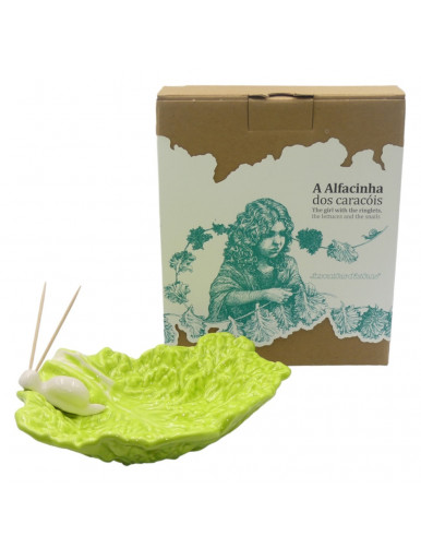 Petit bol salade avec escargot