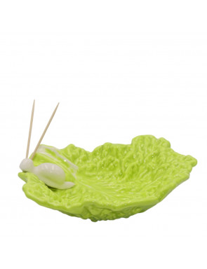 Petit bol salade avec escargot