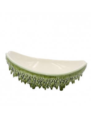 bol en céramique avec piques vert