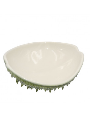 dessus du bol de céramique