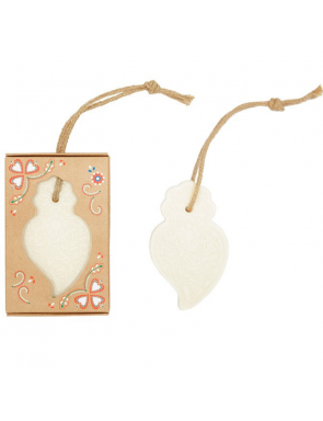Savon coracao de Viana, odeur mimosa avec une corde pour l'attacher