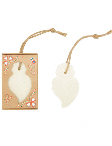 Savon coracao de Viana, odeur mimosa avec une corde pour l'attacher