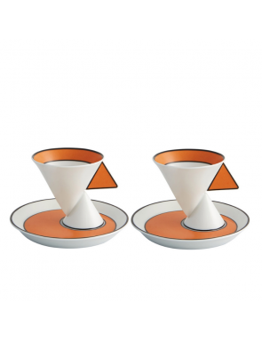 SET 2 TASSES À CAFÉ ET SOUCOUPES - VISTA ALEGRE