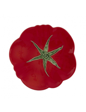 Assiette tomate Bordallo Pinheiro en céramique