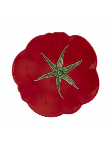 Assiette tomate Bordallo Pinheiro en céramique