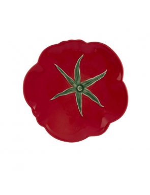 Assiette à dessert Tomate en faience Bordallo Pinheiro